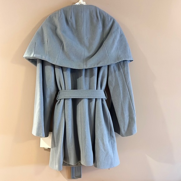 Tahari Wool Blend Wrap Coat - Picture 4 of 8